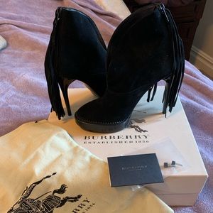 BURBERRY Nadie suede booties size 36 BRAND NEW!!!